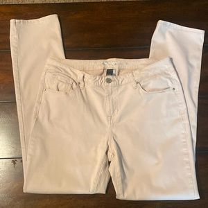 Apt 9 Pale Pink Straight Jeans Size 12